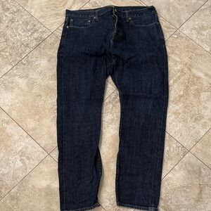 J. Crew Men’s 484 Japanese Selvedge Dark Indigo Jeans 36x32